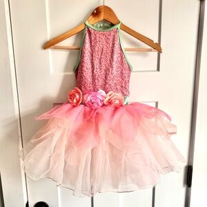 WEISSMAN “WHEN SHE LOVES ME” 11555 DANCE BALLET COSTUME Small 1C